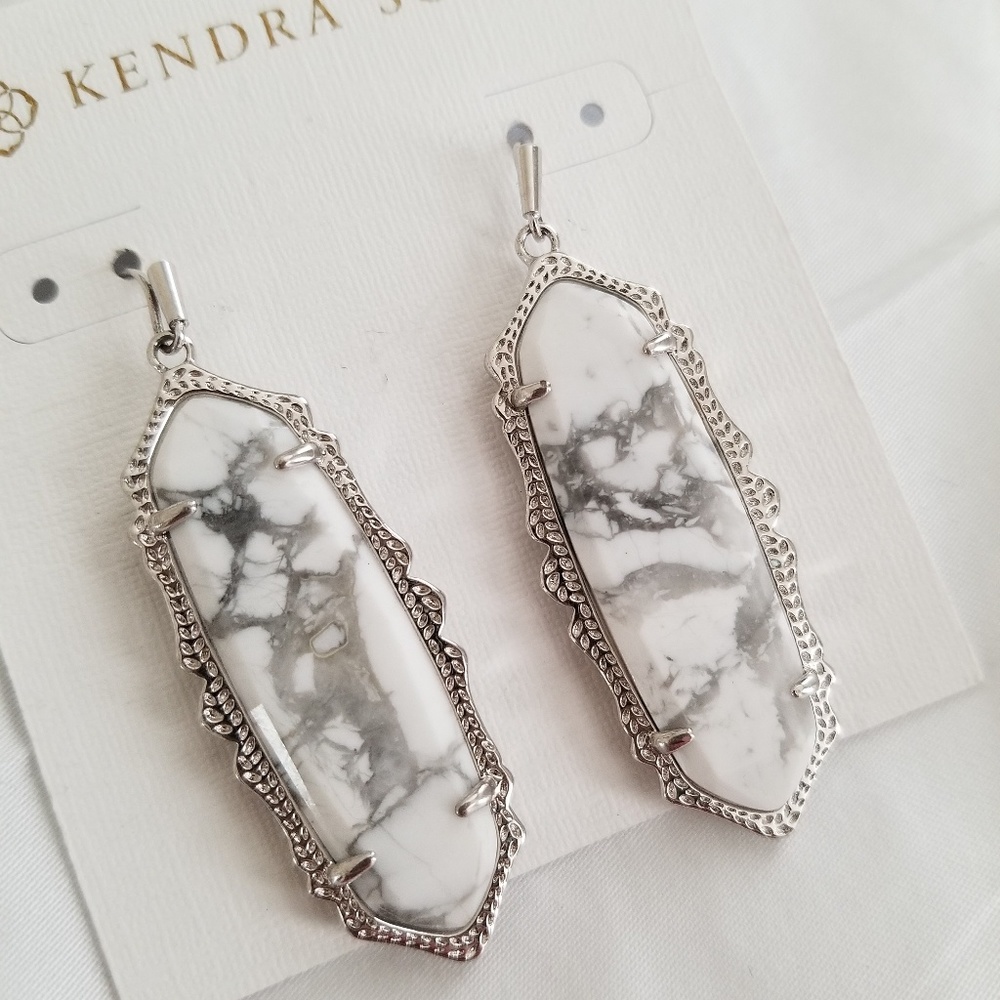 Kendra Scott howlite Francies earrings